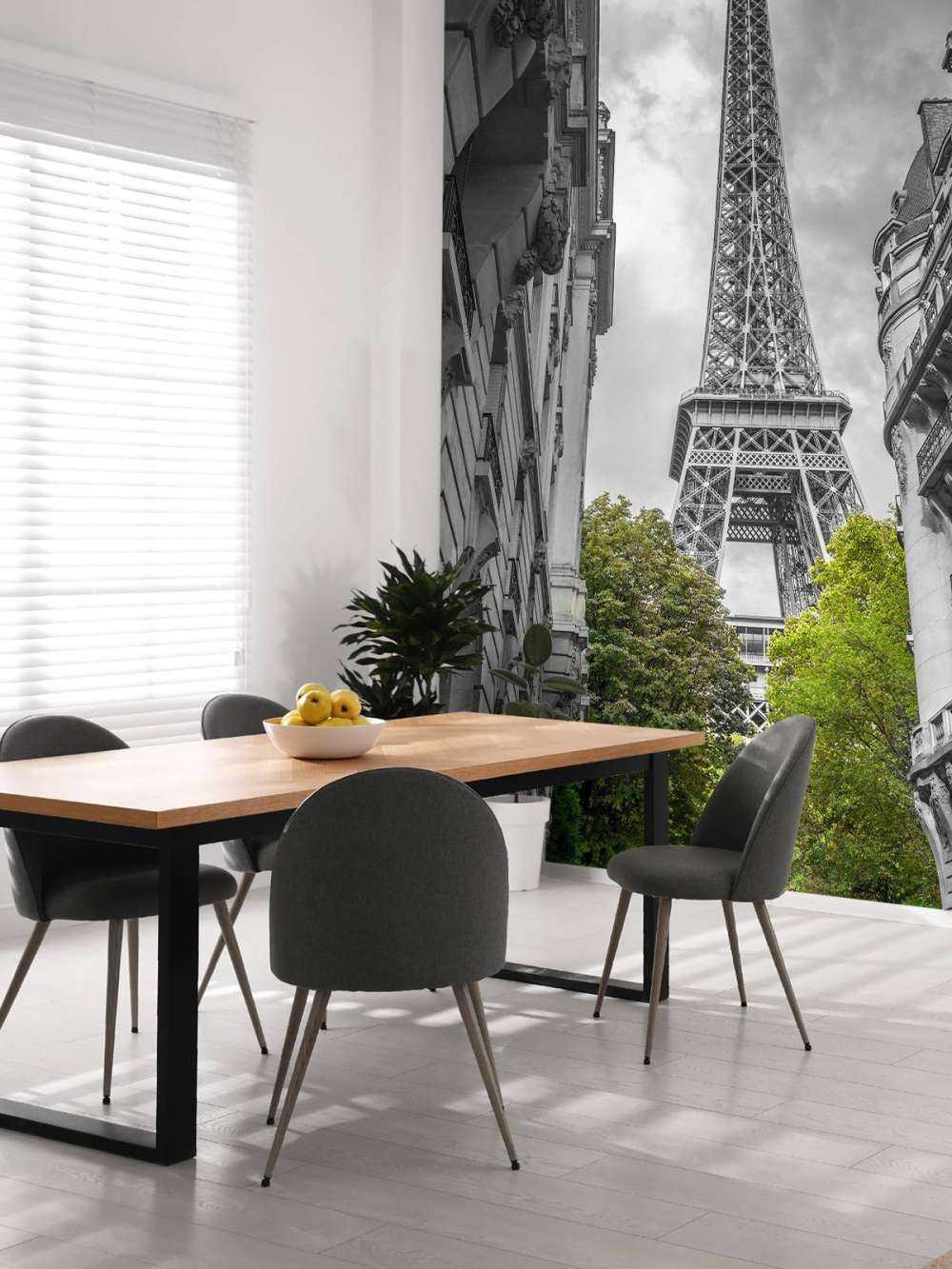 Tour Eiffel noir et blanc