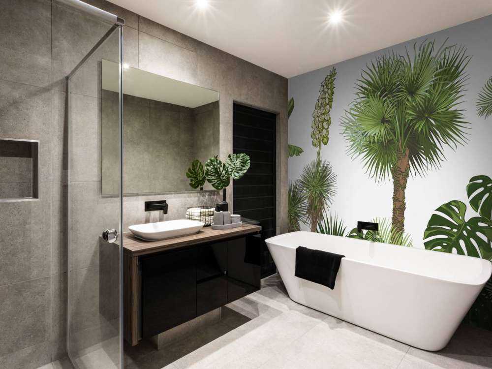 Plantes tropicales vertes