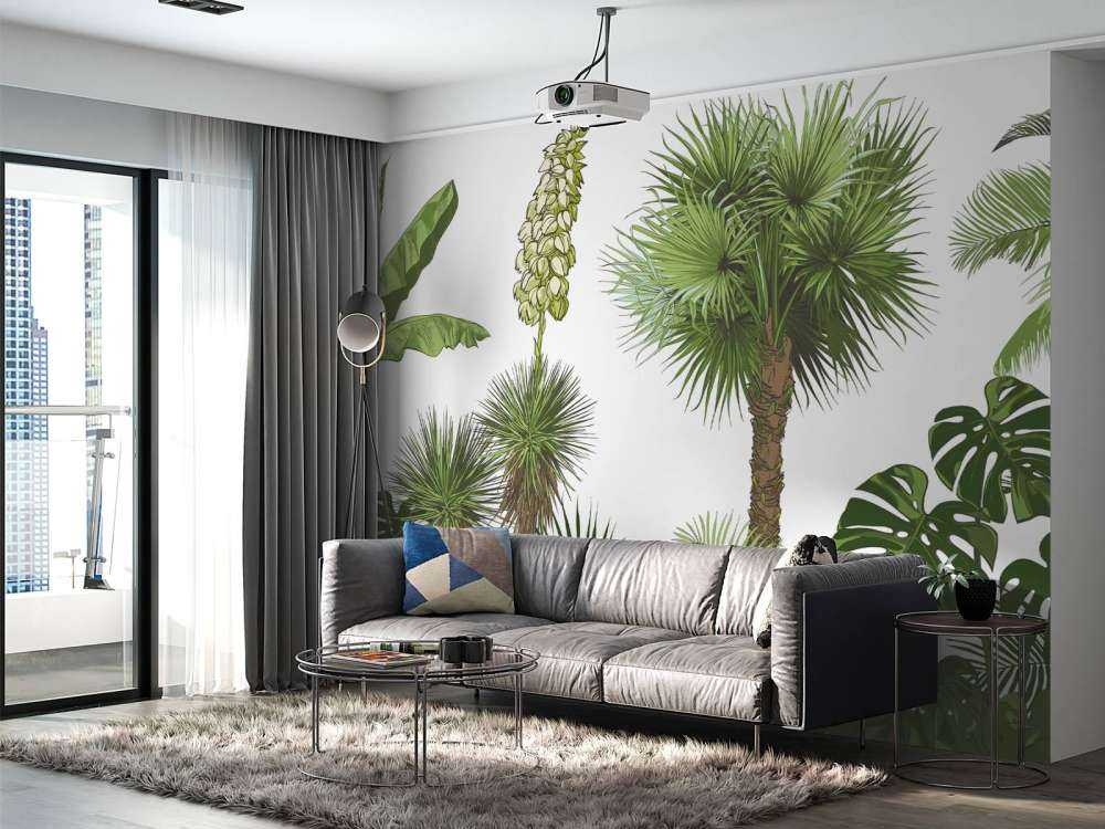 Plantes tropicales vertes