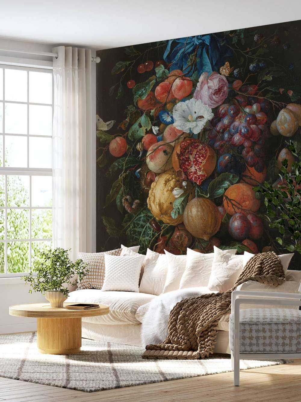 Festin de fruits et de fleurs