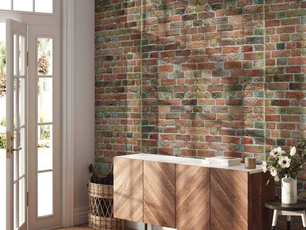 Vieux mur avec des arches