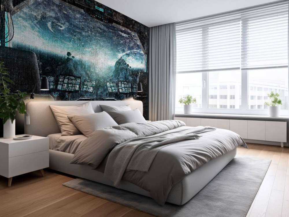 Cockpit d'un vaisseau spatial