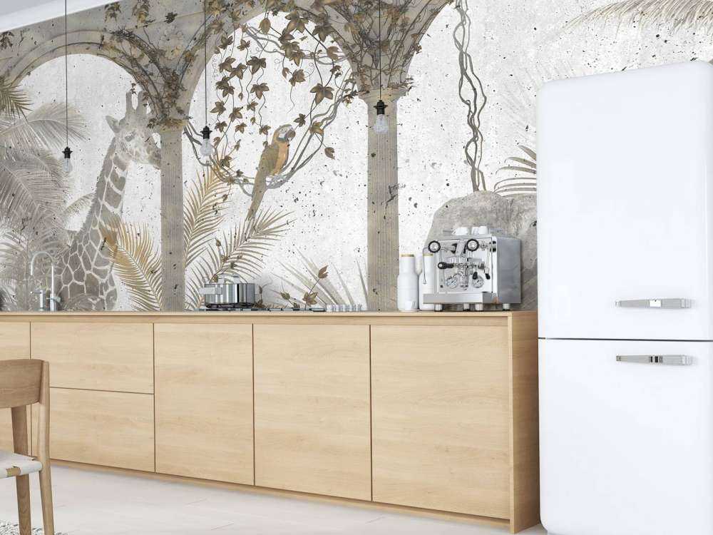 Bâtiment abandonné dans la jungle