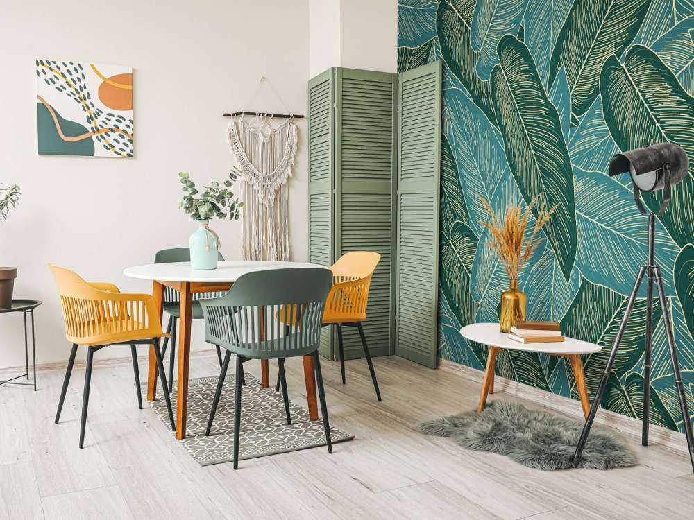 Feuille fendue dorée