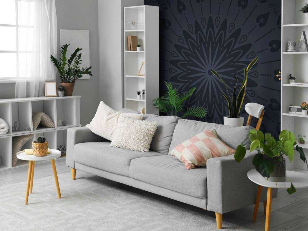 Feuilles dans les mandalas