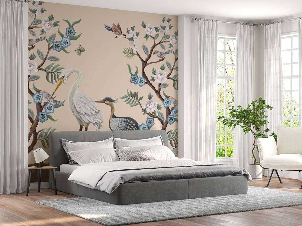 Des hérons colorés