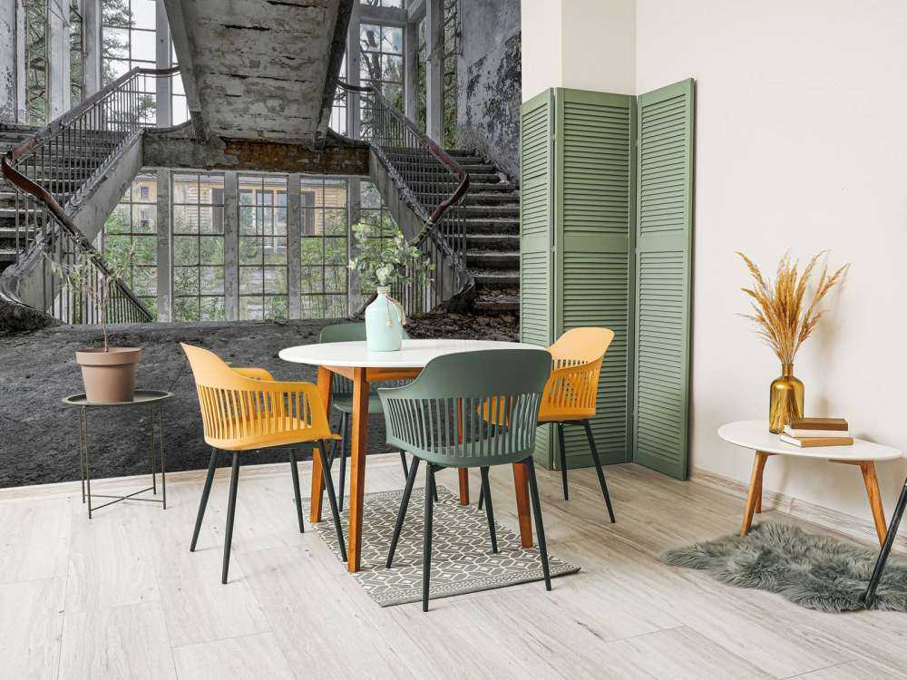 Cage d'escalier déserte