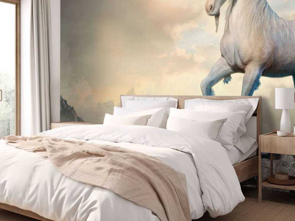 Licorne sur les rochers