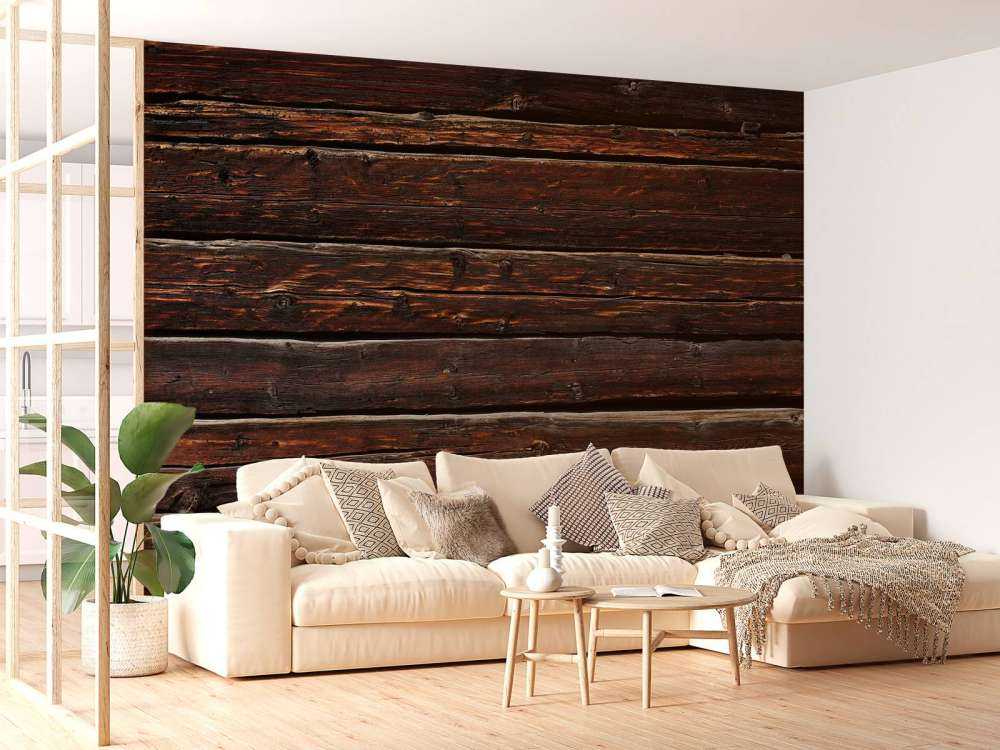 Planches sombres et usées