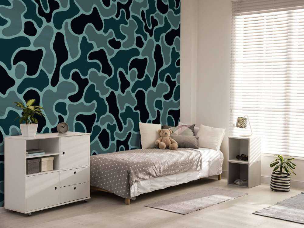 Camouflage vert gris