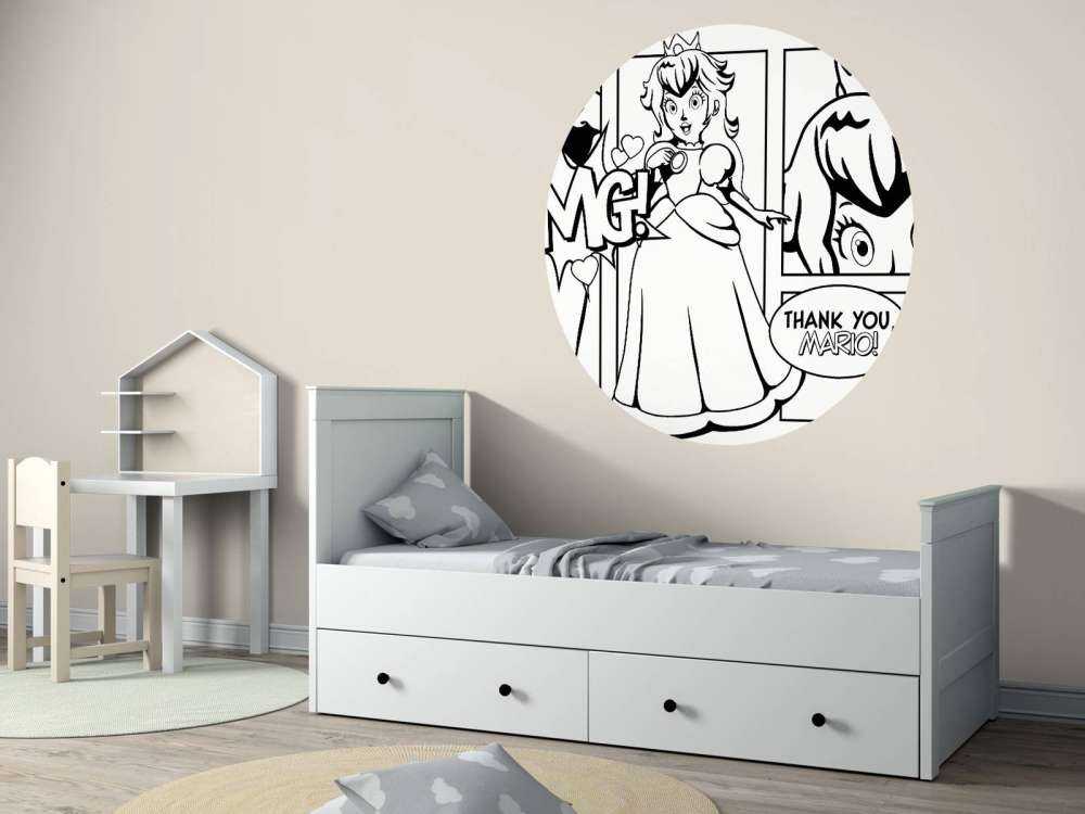 Moment de princesse en bande dessinée