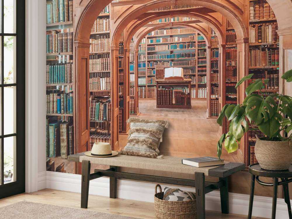 Galerie de livres en bois