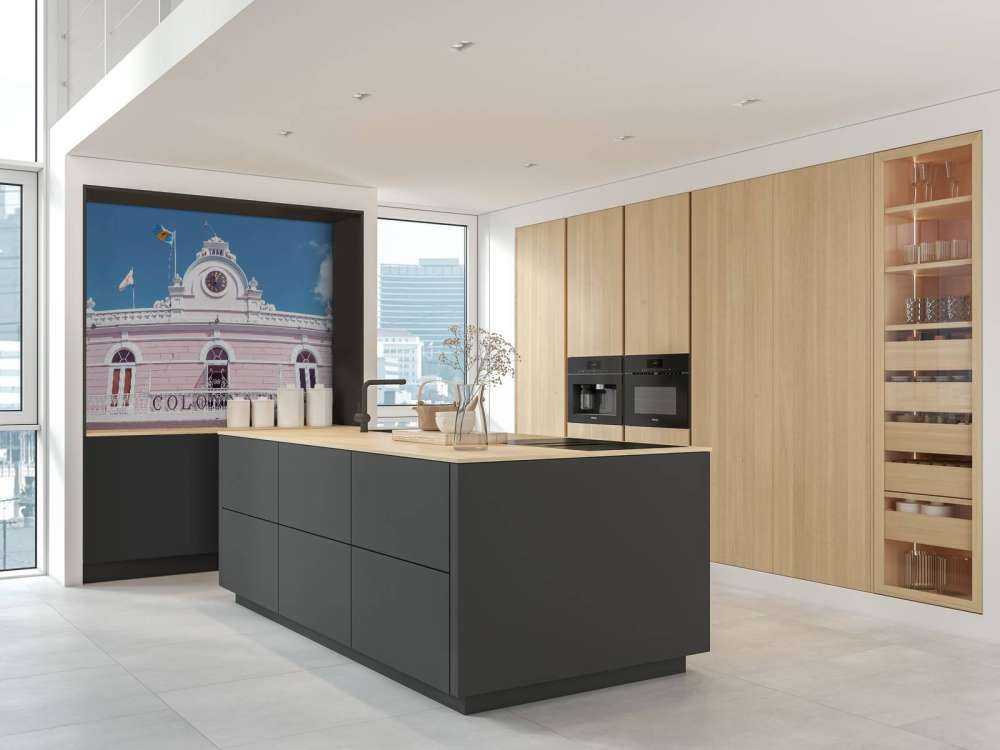 Bâtiment à colonnades à la Barbade.