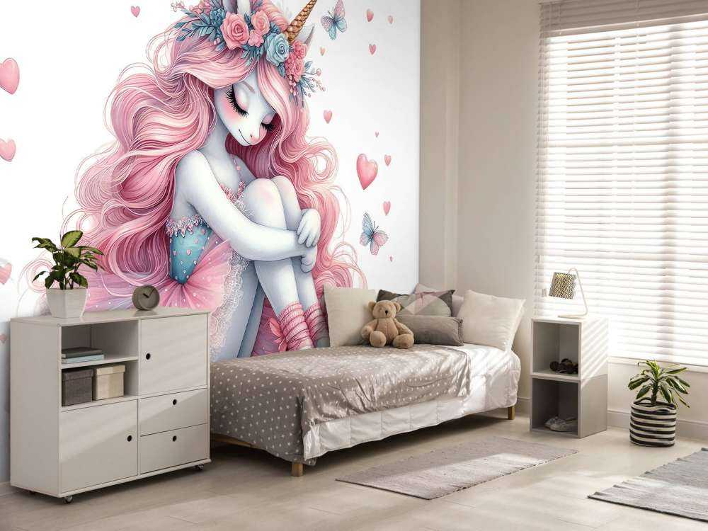 Licorne ballerine rêveuse