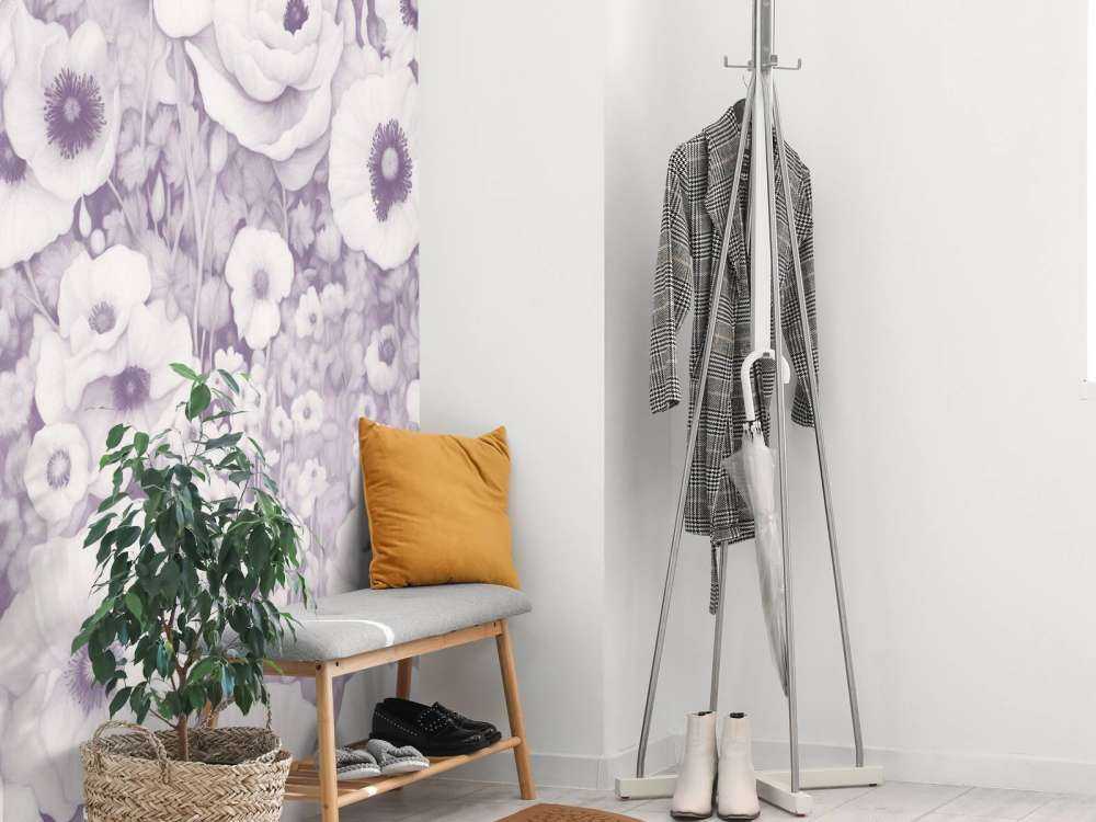 Conte de coquelicot monochrome rose