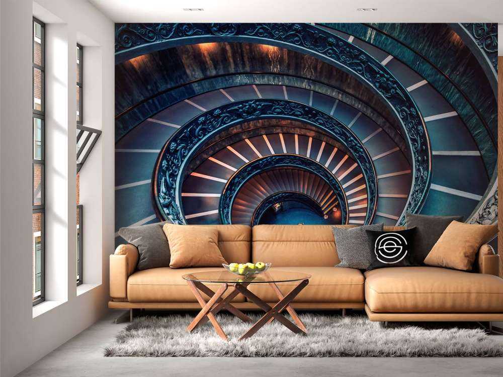 Spirale de lumière et de cuivre