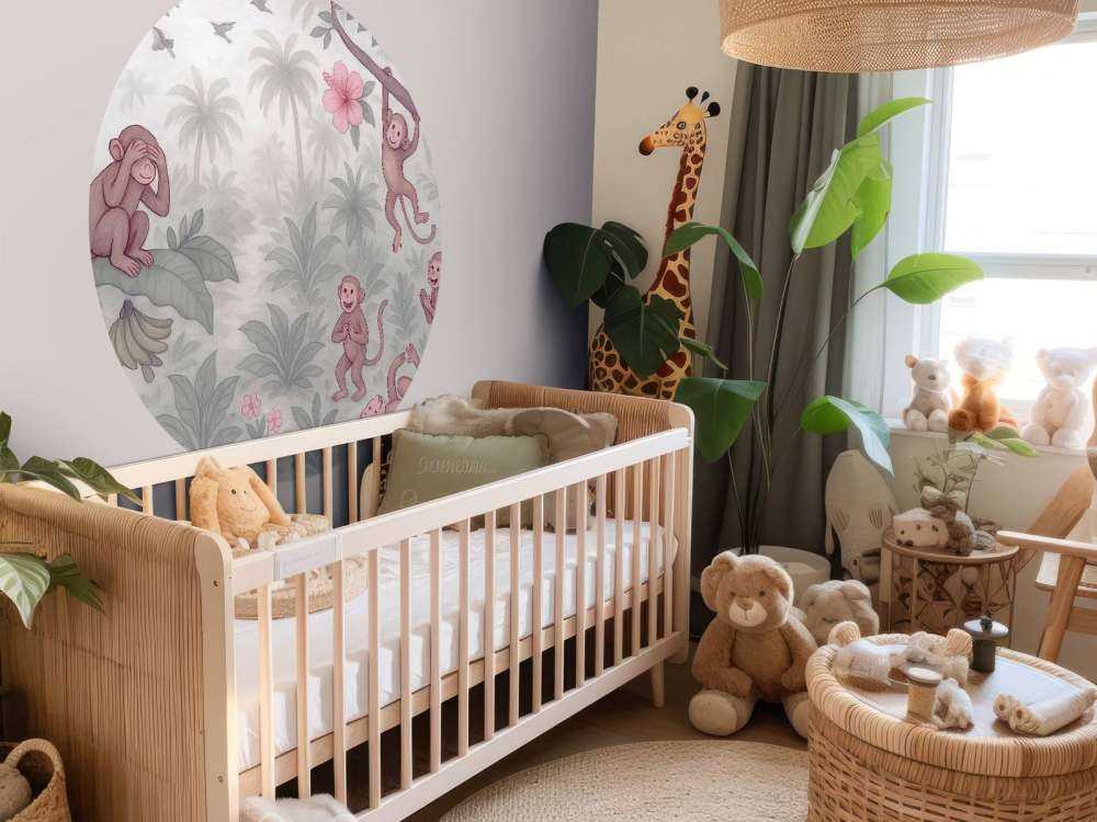 Singes espiègles dans la jungle.