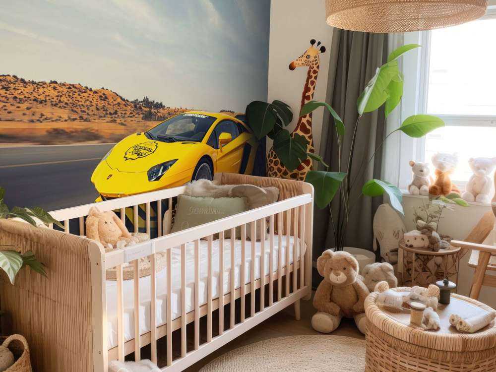 Lamborghini Aventador en action