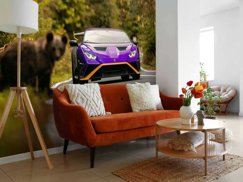 Lamborghini contre la nature