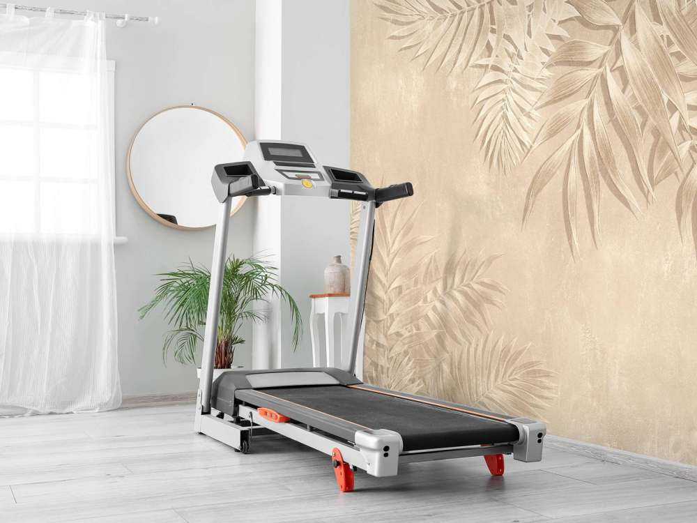 Feuilles de palmier texturées, beige