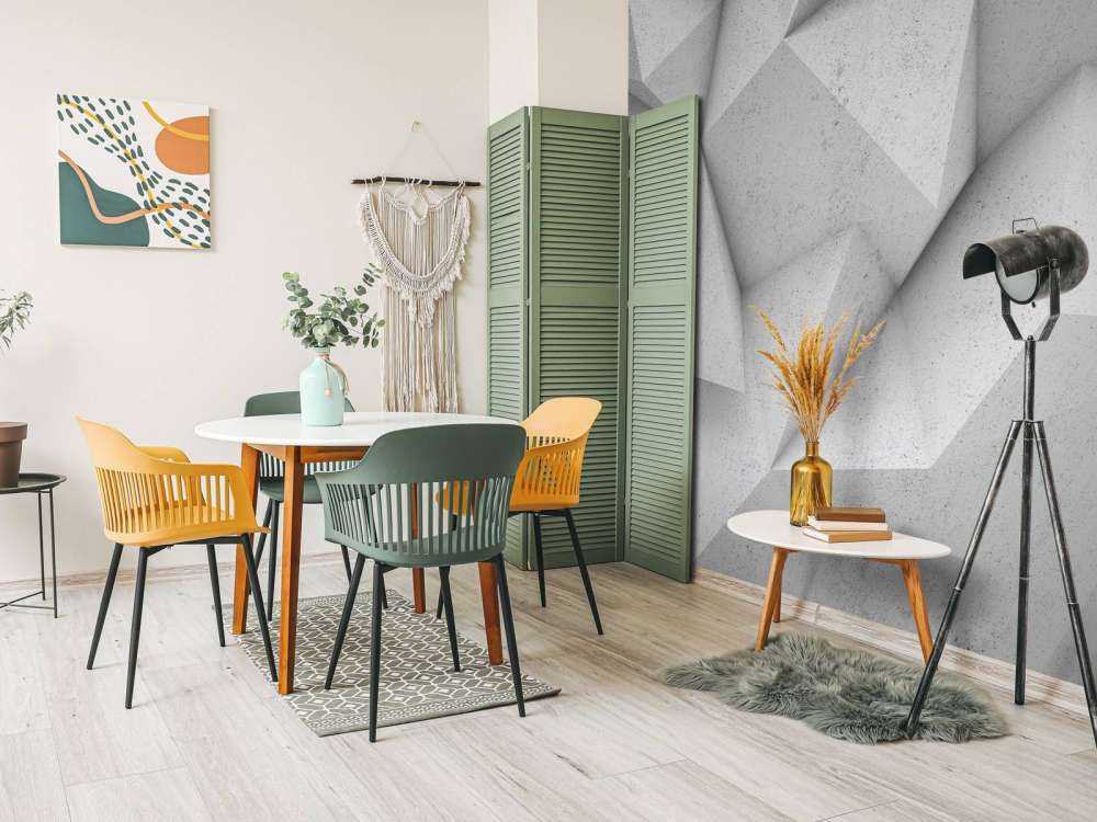 Béton 3D forme angulaire