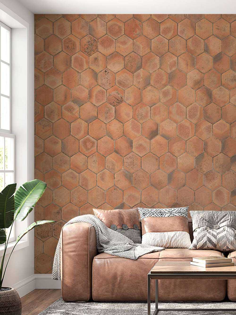 Sol en pierre non polie