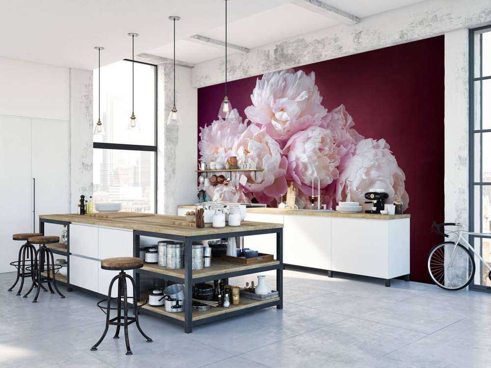 Bouquet de pivoines roses