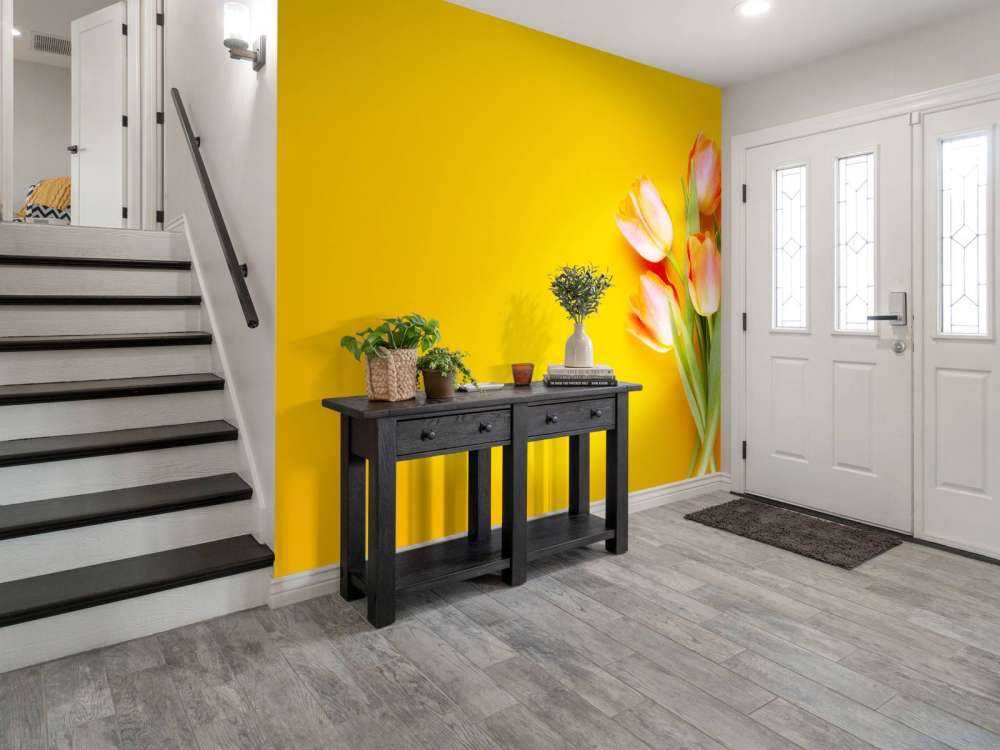 Tulipes sur le jaune