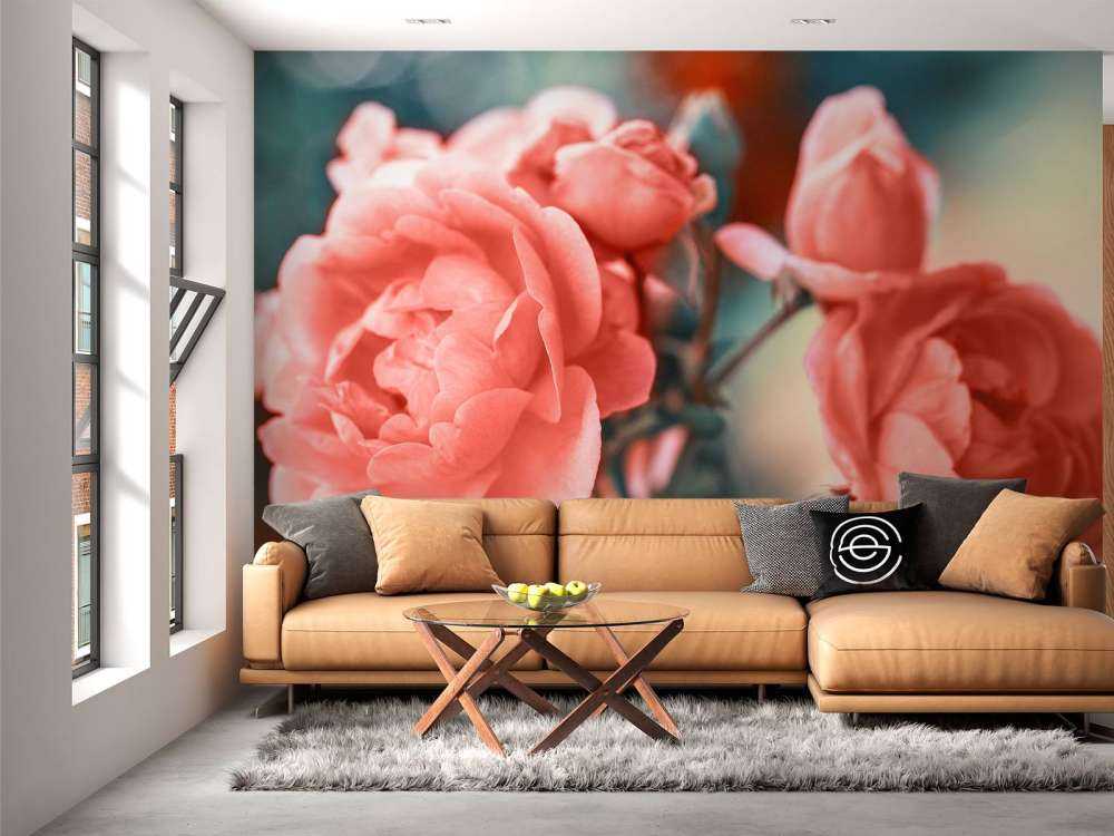 Rameau de roses sans branches