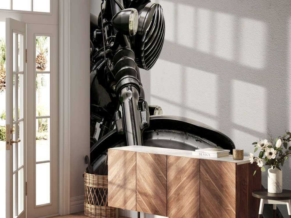 Gros plan sur le moteur