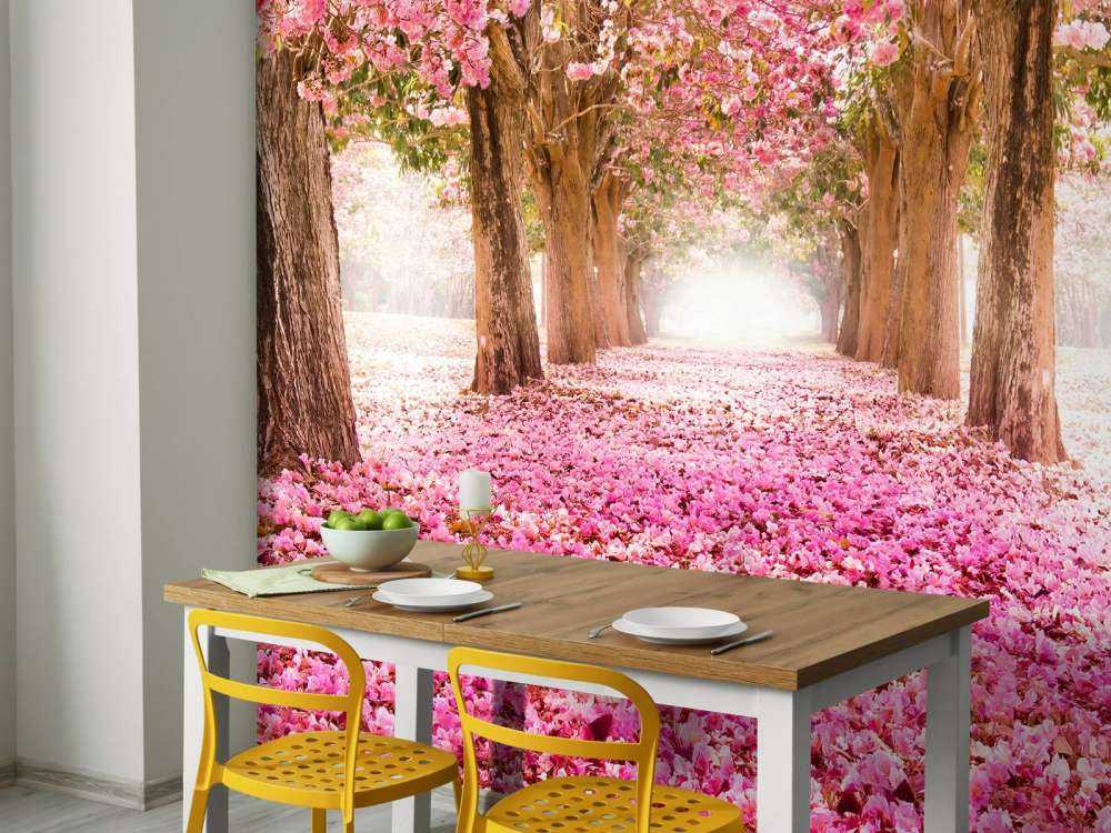 Fleur de papier peint pour photos