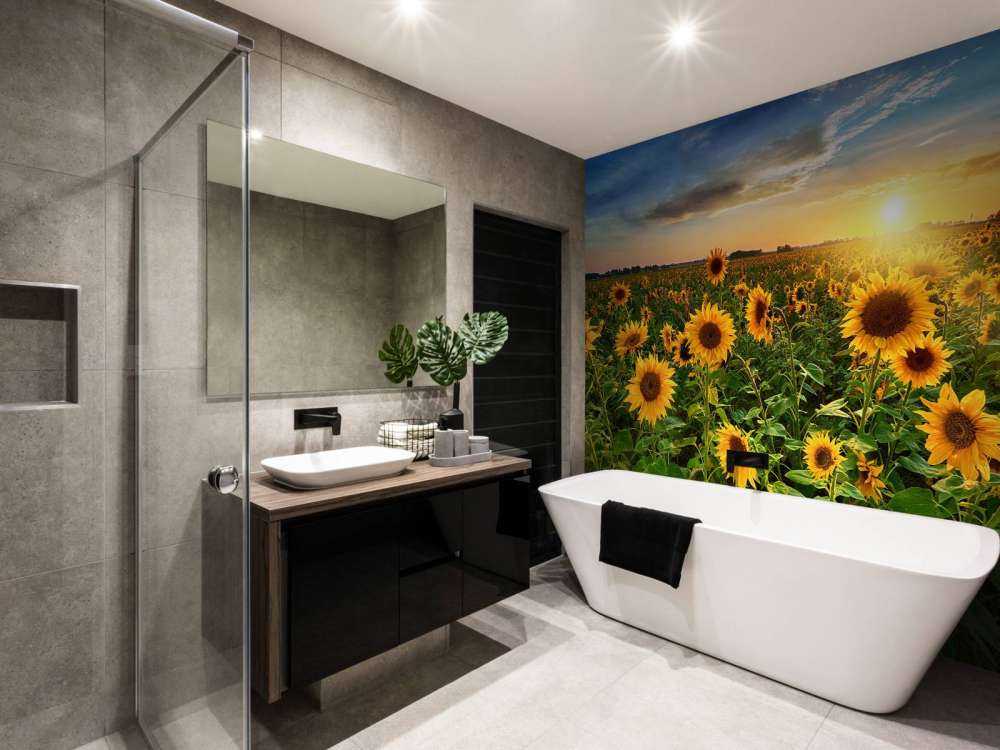 Un beau champ de tournesols