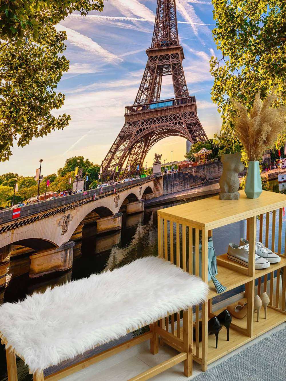 La Tour Eiffel et la Seine