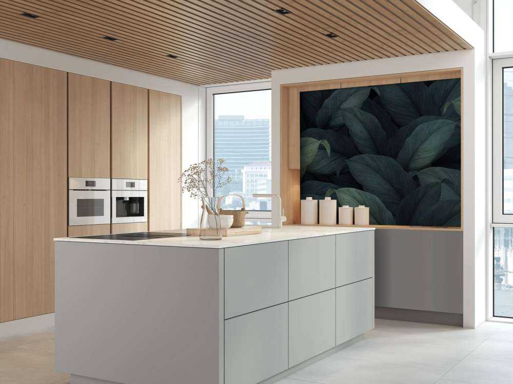 Feuilles vertes tropical