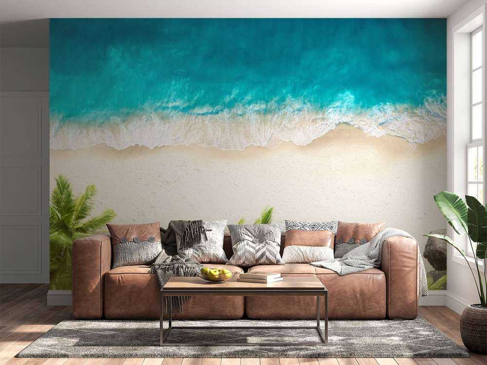 Photo aérienne du sable