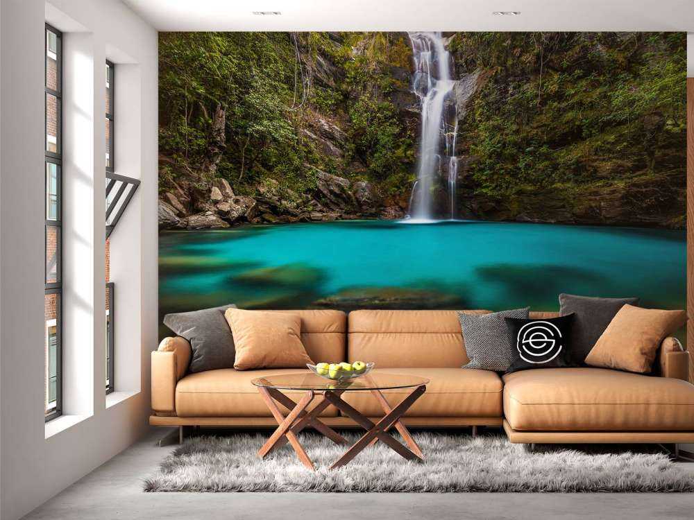 Chute d'eau turquoise