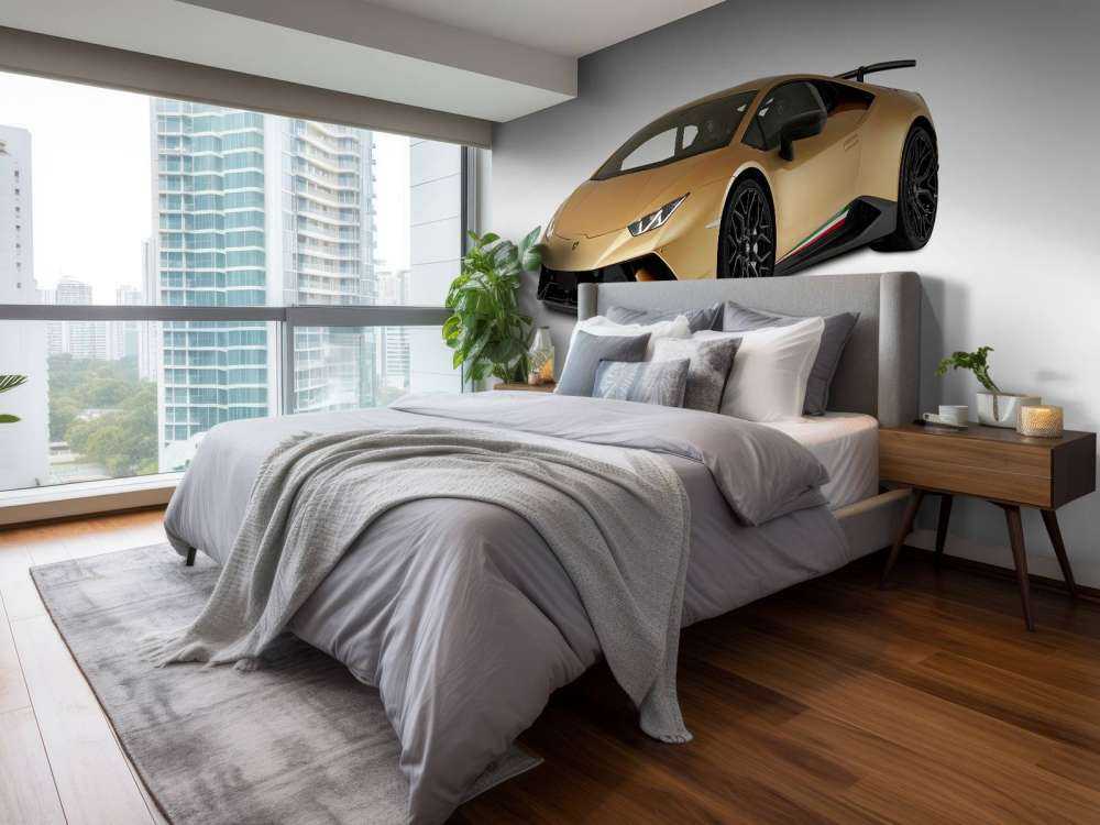 Lamborghini Huracán - Avant droit, blanc