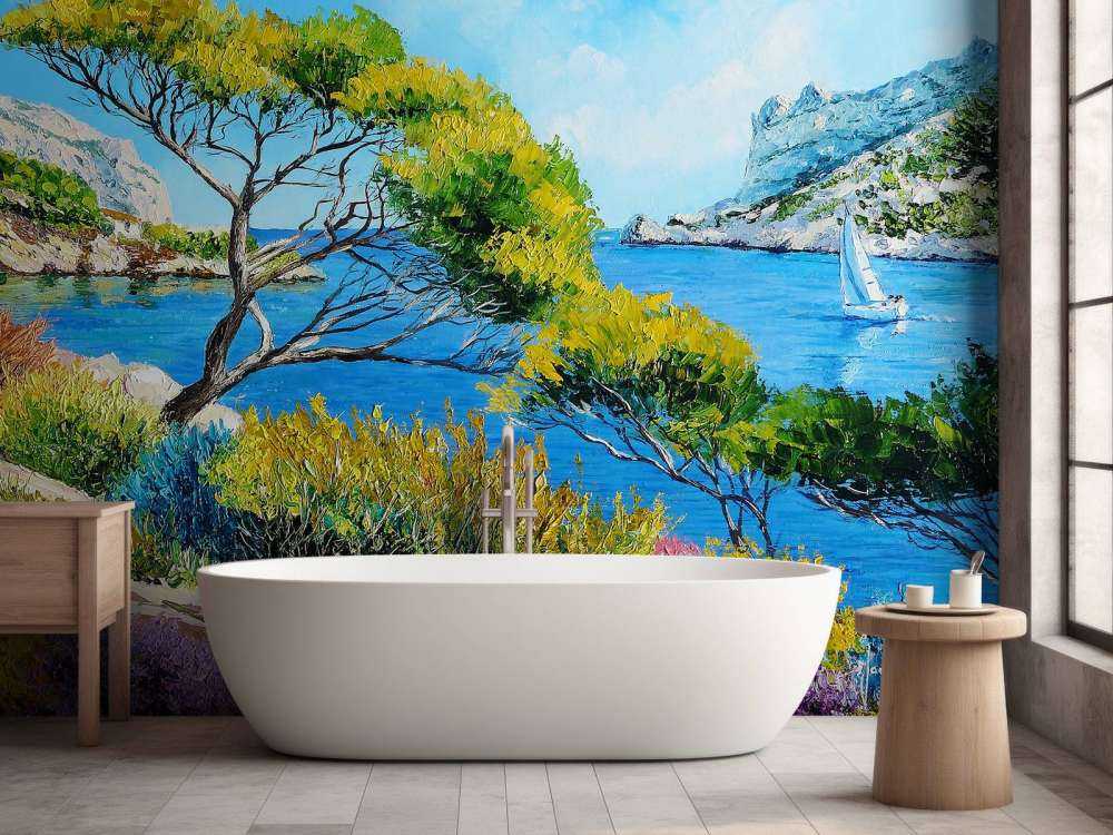 Sail in the Sormiou's cove