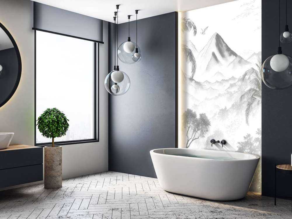 Aube sur l'Île Volcanique