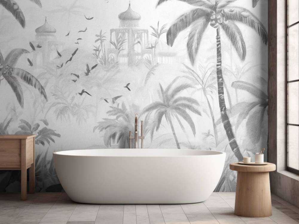 Jardin Oriental à l'Aube