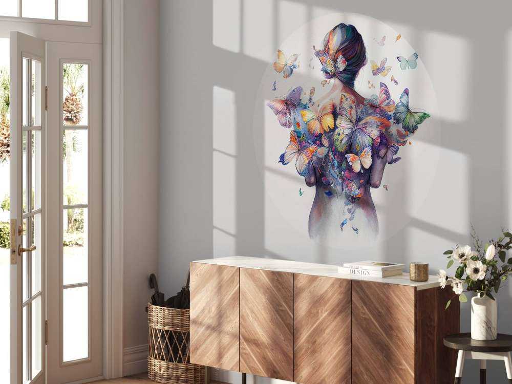 Corps de Femme Papillon Aquarelle #1