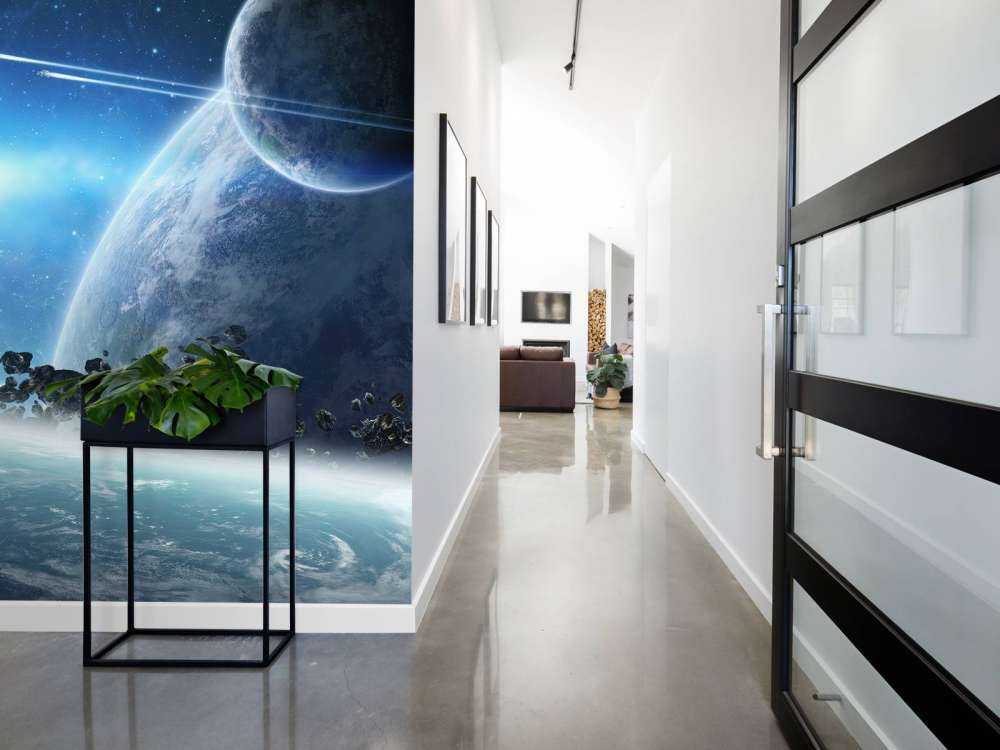 Lever de soleil dans l'espace