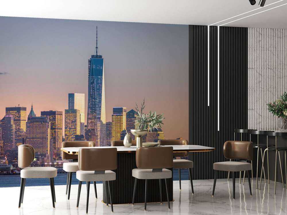 Coucher de soleil à New York