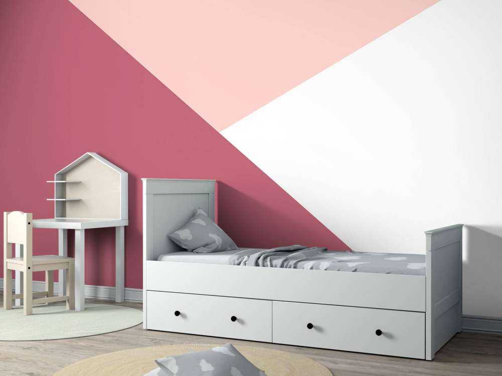 Triangles dans les tons de rose