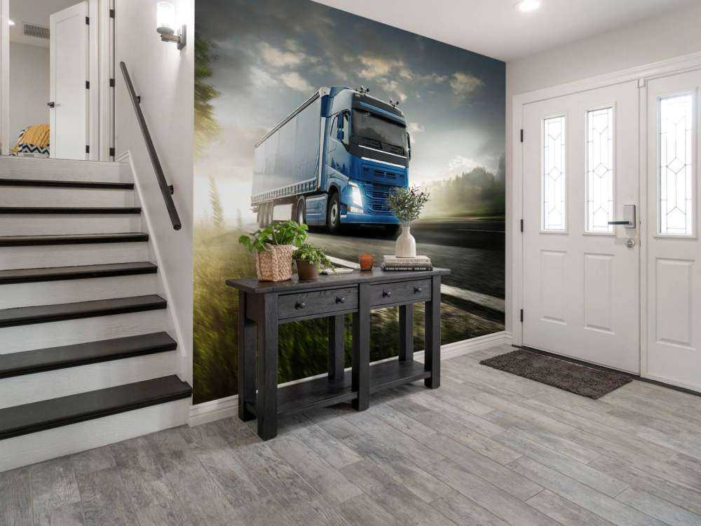 Photo du camion de papier peint