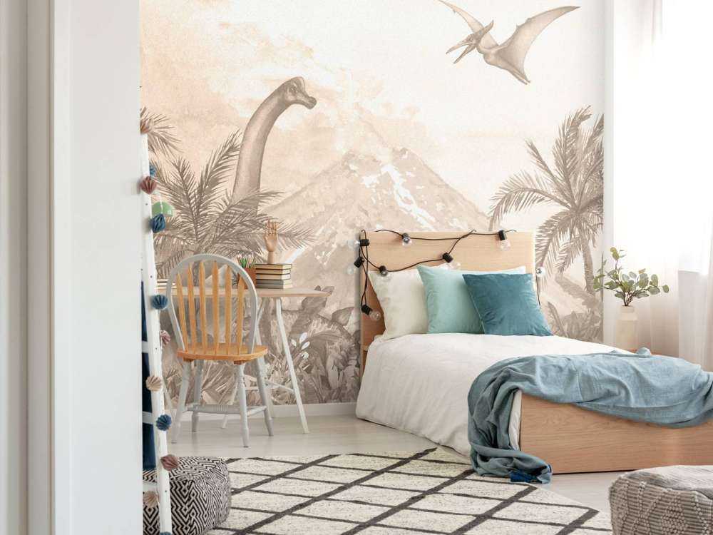 Divers dino's en taupe