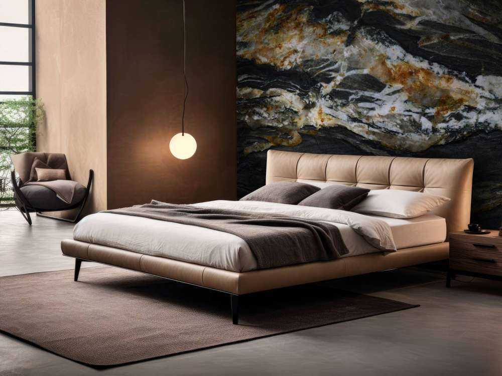 Marbre noir avec relief