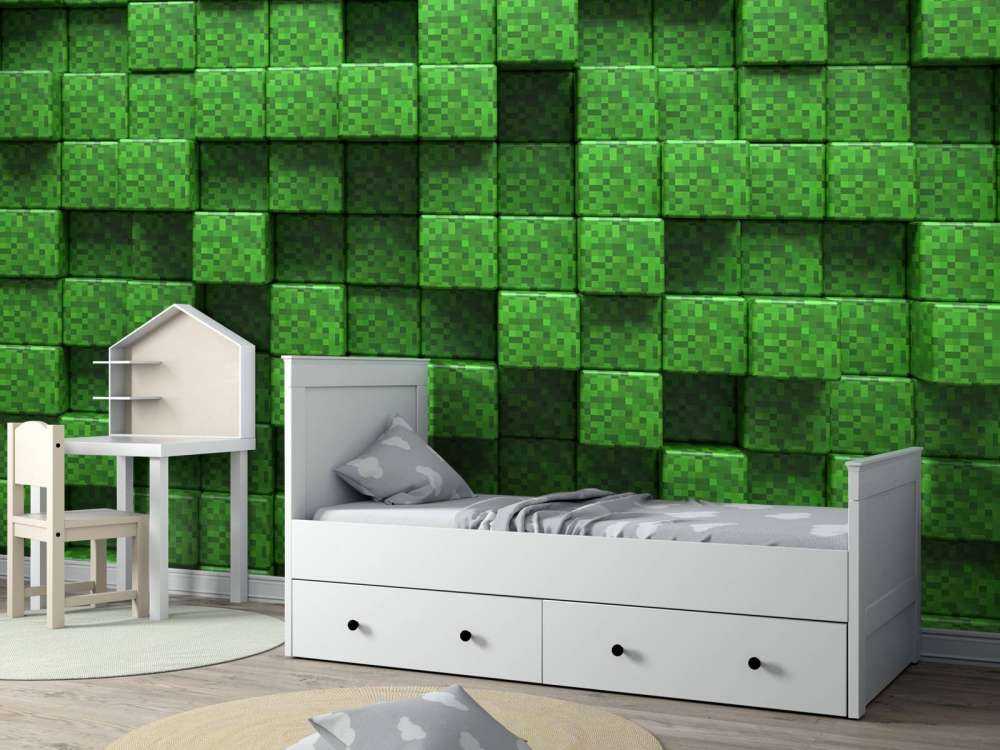 Herbe Minecraft 3D