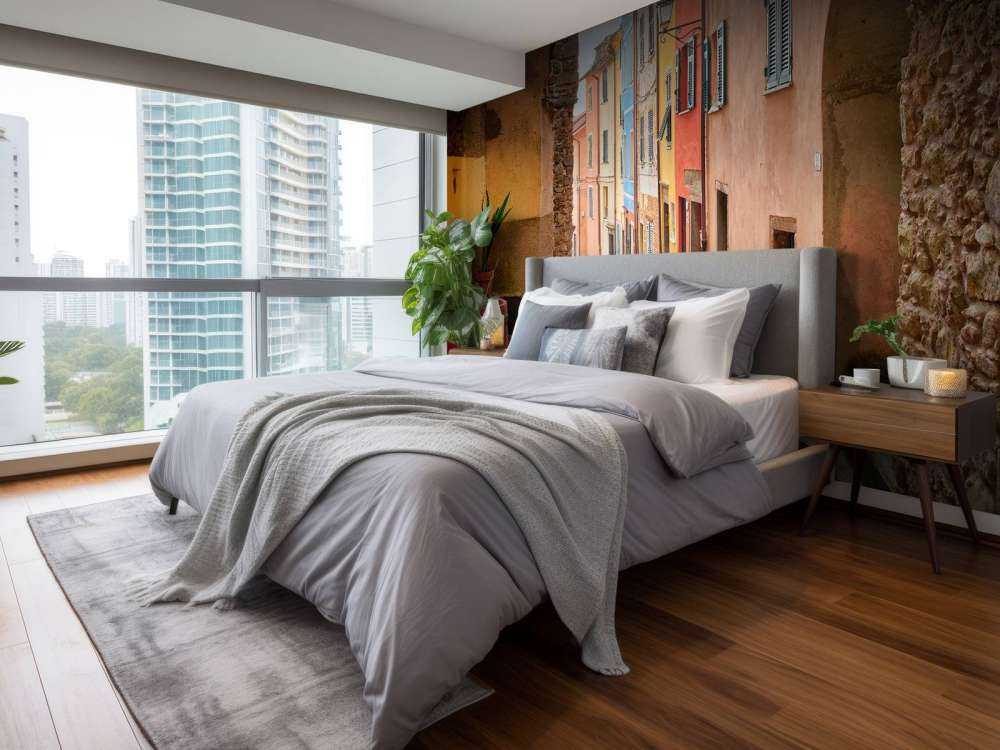 Rue italienne avec arc