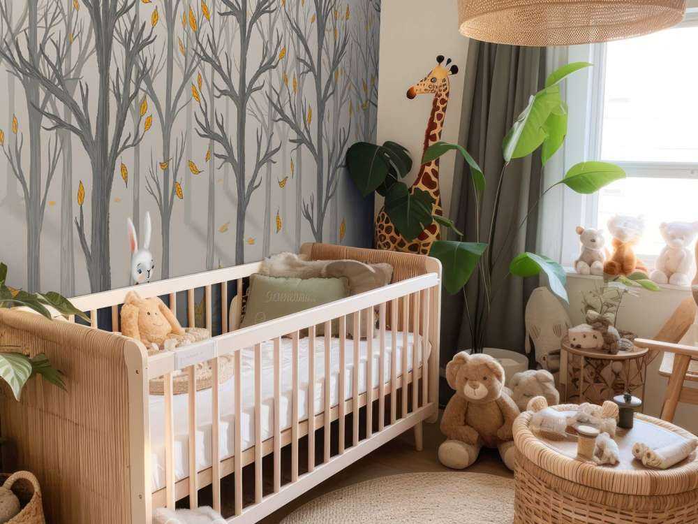 Animaux de la forêt en automne